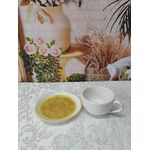 Xícara de Chá com Pires Maracujá