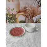 Xícara de Chá com Pires Melancia