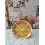 Prato Sobremesa Coup Laranja