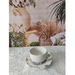 Xicara de Chá com pires Holly Jolly