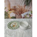 Xícara de Chá com Pires Bunny