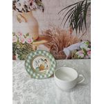 Xícara de Chá com Pires Bunny