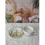 Xícara de Chá com Pires Magic Easter