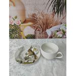 Xícara de Chá com Pires Easter Vintage