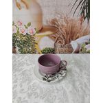 Xícara de Chá com Pires Aquarelle Coelho