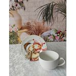 Xícara De Chá com Pires Sweet Christmas