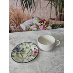 Xícara de Chá com Pires Campestre