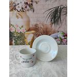 Xícara De Chá Colonial Frases/Coração - É disso que a gente gosta 182-997