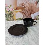 Xicara de Chá com pires Black