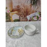 Xícara de Chá com pires Blessed Easter