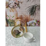 Xícara de Chá com Pires Hortênsia