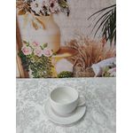 Xícara de Chá com pires Split White