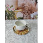 Xícara de chá com pires Aquarelle Abóbora 310941 (Copa)