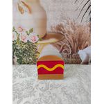 Ornamento Retangular Decorativo Hot Dog PG 20655