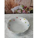 Bowl Trigo Branco com Poá Coração Colorido 167-022