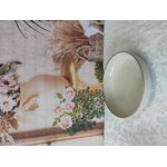 Prato Fundo Porcelen Bege Pérola