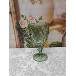 Taça de Vidro Gamma Diamond Verde 330 ml