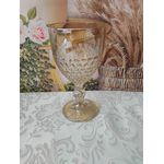 Taça de Cristal Coração Âmbar Metalizado 320 ml 1727