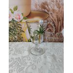 Taça de Cristal de Chumbo Palm Hand Painting 240 ml 1239