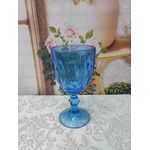 Taça de Vidro Della Home Diamont Azul 325 ml 792256