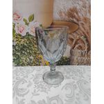 Taça Vidro Diamond Cinza Metalizado 325 ml 7626