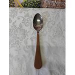 Colheres p/ Mesa de Aço Inox c/ Cabo em Plástico Amadeirado Milão 21 cm 71830