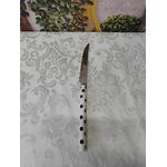 Faca para Mesa Gamma cabo Branco com Bolas Pretas