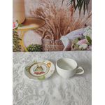 Xícara de Café com Pires Follow the Bunny