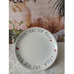 Boleira Lisa Decor M Frases/Coração (182-558)