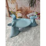 Boleira G com 3 Coelhos Azul BB 2511