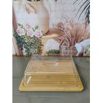 Boleira de Bambu 20x8x26 com Cúpula