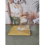 Boleira de Bambu 20x8x26 com Cúpula