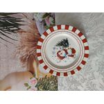 Boleira P Cute Christmas com Pé Boneco de Neve