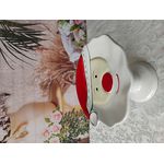 Boleira com pé Rosto Papai Noel