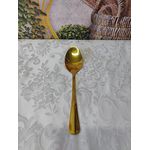 Colher para Mesa de Aço Inox Positano Dourado 18 cm 1314