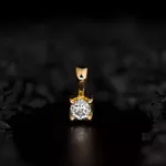 Pingente de diamante de 20 pontos. 