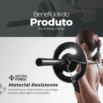 Barra Body Pump + 1 par de Presilhas