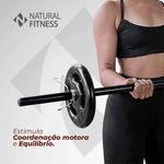 Barra Body Pump + 1 par de Presilhas