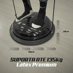Bola Bosu de Equilíbrio Profissional - Preta - Consport