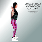 Corda de Pular - Cabo de Aço com Giro