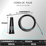 Corda de Pular - Cabo de Aço com Giro