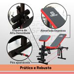 Banco Banqueta de Exercícios Supino Livre Regulável Musculação 7x1 - Consport