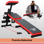 Banco Banqueta de Exercícios Supino Livre Regulável Musculação 7x1 - Consport
