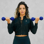 Par de Halter Emborrachado - 10kg