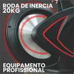 Bicicleta Spinning Profissional S-500 - Consport com 11 Níveis de Resistência