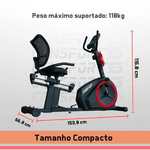 Bicicleta Ergométrica Horizontal H-2000 – Consport