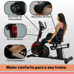 Bicicleta Ergométrica Horizontal H-2000 – Consport