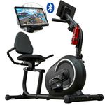 Bicicleta Ergométrica Horizontal H-1000 - Consport Connect Preta 