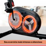 Bicicleta Ergométrica Horizontal H-1000 - Consport Connect Preta 