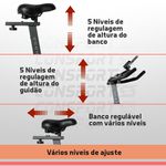 Bicicleta Spinning S-100 Connect - Vermelha - Consport
